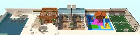 Apartamento para Venda em Presidente Prudente, Vila Santa Helena, 2 dormitórios, 1 suíte, 2 banheiros, 1 vaga